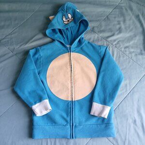 Kids Sonic The Hedgehog Zip up Hoodie Small